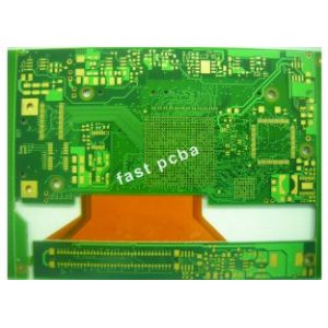 Green Solder Mask Enig Surface 6 Layer Rigid Flex PCB for Industrial Control