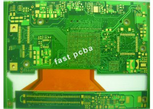 Green Solder Mask Enig Surface 6 Layer Rigid Flex PCB for Industrial Control