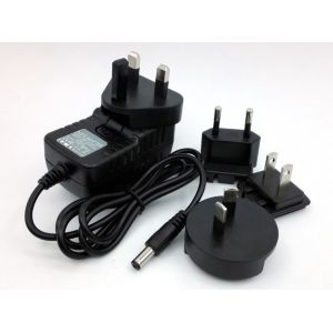 CE RoHS FCC 12V 1.5A 6V 200MA 14v 500ma 13V 6A interchangeable plug power