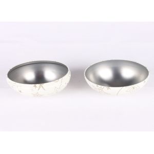 Bubble Shaped Gift Packaging Egg Tin Box CMYK Printed For Christmas Day