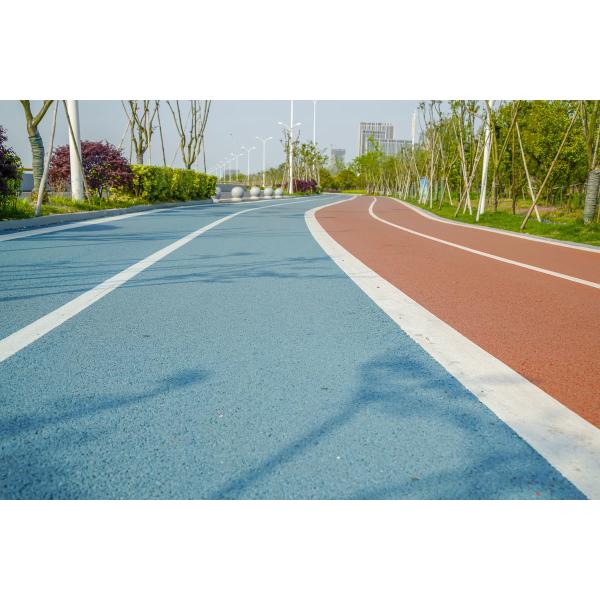 Outdoor Rubber Jogging Track Eco Friendly Walking Track Rubber Surface