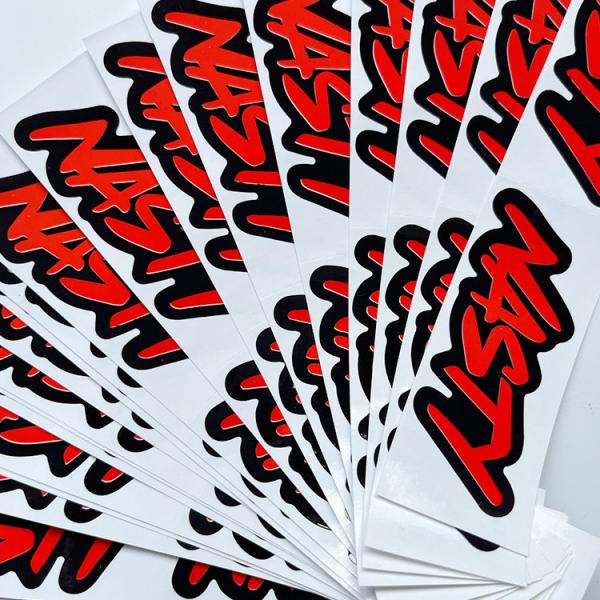 Shiny Die Cutting Sticker , Self Adhesive Waterproof Vinyl Die Cut Sticker Sheet