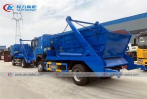 Cheap Hydraulic Lift Sinotruk Howo 4x2 10m3 Swing Arm Garbage Truck for sale