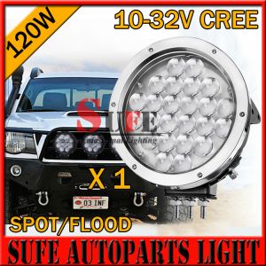 China 2015 NEW 9 INCH 120W CREE LED Driving Light For Truck Offroad 4X4 Spot Beam 10-70V on sale