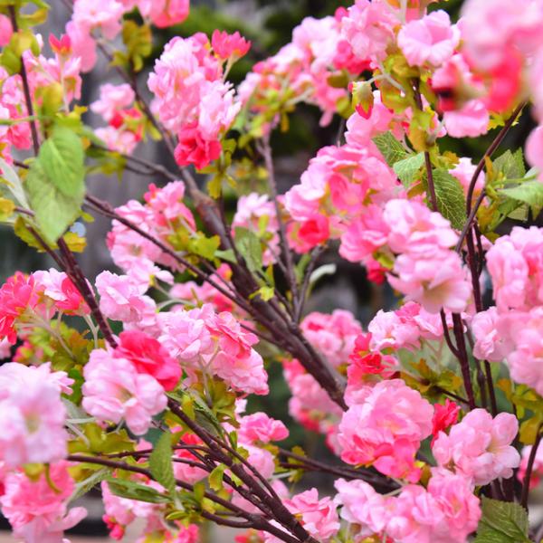 250cm Plastic Artificial Cherry Blossom Tree Decoration Plant For Reception Center