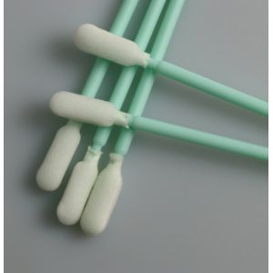 Dust Free Long Foam Tip Cleanroom Foam Cleaning Swabs For Industrial Use