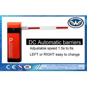 Road Vehicle Barrier Gate Adjustable Speed 1400rpm Rated Speed Easy Maintenance