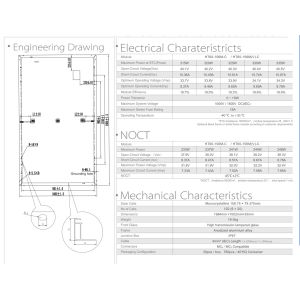 High Transmission Tempered Glass IP67 Monocrystalline Solar PV Panel
