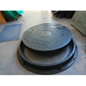 High-Strength Lightweight SMC Composite Manhole Cover with EN124 Certification