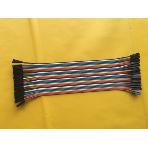 Female To Female Breadboard Jumper Wires Solid Type Conductor