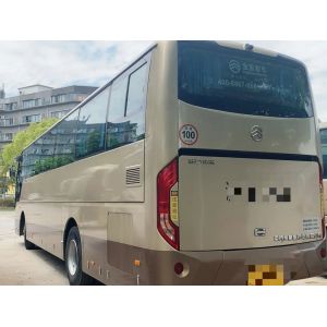 Used Passenger Bus Airbag Suspension 47 Seats Yuchai Engine Single Door 2nd Hand