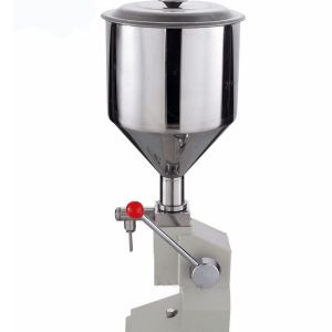 Small Piston 110V Liquid Filling Machine Manual Bottle 0.4MPA