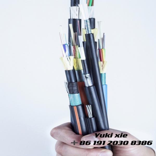 Hot Sale Singlemode Aerial Fiber Optic Cable 12 24 48 96 144 Core Fibra Optica
