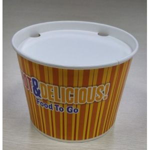 Logo Customized Chicken Bucket Take Out Containers , Disposable Lunch Boxes