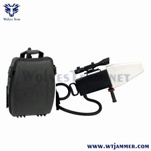 WIFI2.4G WIFI5.8G GPS Drone Anti Jammer Handheld Backpack Gun Type