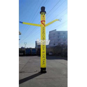 Custom Mini Inflatable Sky Dancer Single Leg Air Tube Dancing Man For Advertisin