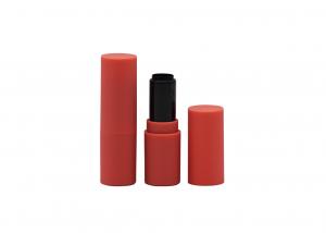 Cheap Color Matching Cylindrical Plastic Lipstick Tube , Empty Liquid Lipstick Container for sale