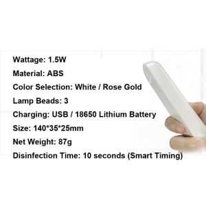 Sterilize Handheld Uv Disinfection Lamp Customized Color With Abs Material