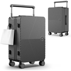 Carry On Luggage, Hard Shell Suitcase With 360°Spinner Wheels, Airline Boarded