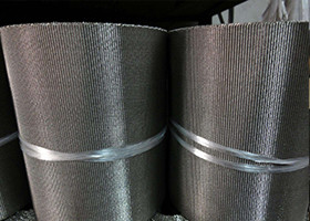 Long Security Wire Mesh Belt , Stainless Steel Flat Wire Conveyor Belt