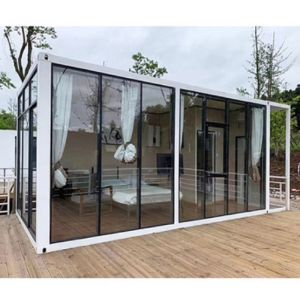 Mobile House Container With Folding Design And Light Accessories