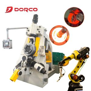 Cheap Fully Automatic Vertical Ring Rolling Machine with Dual Robot Mobile Platform for High Efficiency and Precision for sale