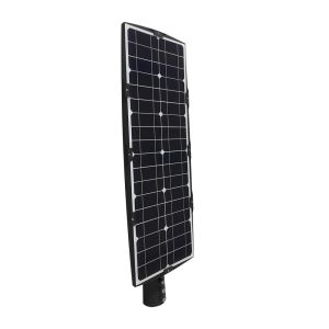 All In One Solar LED Street Light Sunpower Solar Panel Phosphate Lithium Battery