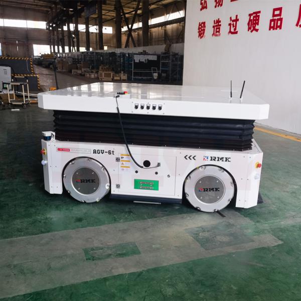 Hybrid Navigation AGV Automated Handling Cart Omnidirectional Mobile Transfer Cart
