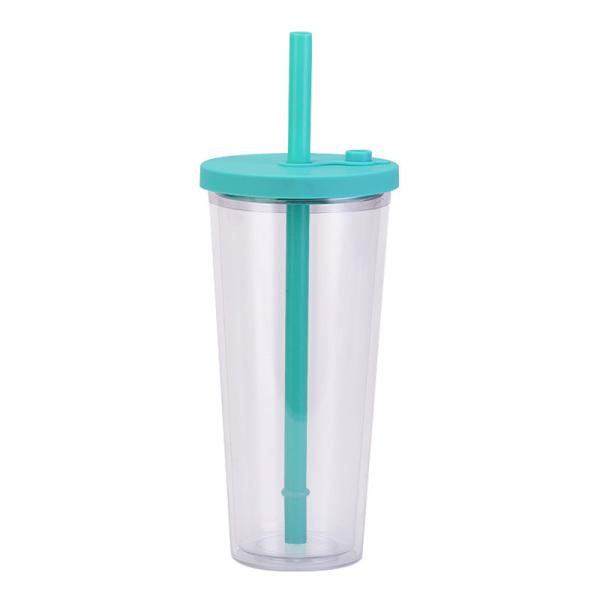 Quality Insulated Double Wall Boba Tumbler Cup With Lid Reusable Straw wholesale