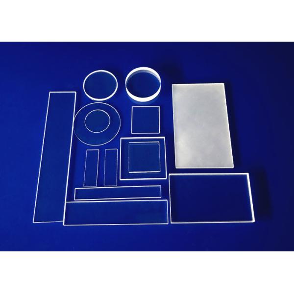 High Transmittance 92- 99.5% Transparent UV Quartz Glass Plate For Optical