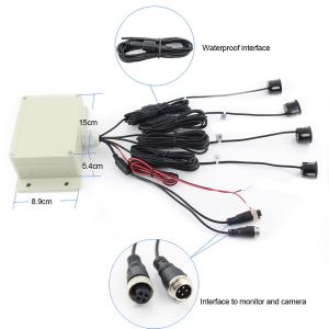 vehicle surveillance Video Reverse Parking Sensor With truck reversing cameras