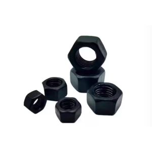 M4 M16 Carbon steel Hexagon Nuts Class4.8 Grade 8.8 Metal nuts with Black