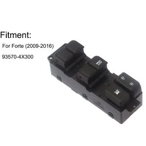 Cheap Front LH Hyundai Electric Window Switch For Kia Pride Forte With Four Open for sale