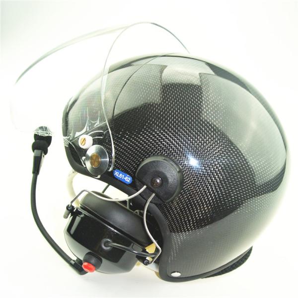 CE EN966 Carbon fiber Paramotor helmet with high noise cancel headset GD-C PPG