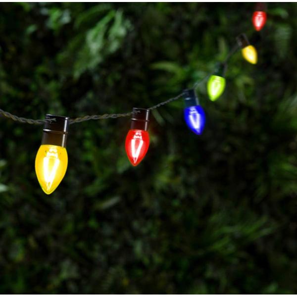 Red LED Night Light Bulb Candelabra Edison C7 E12 For Christmas