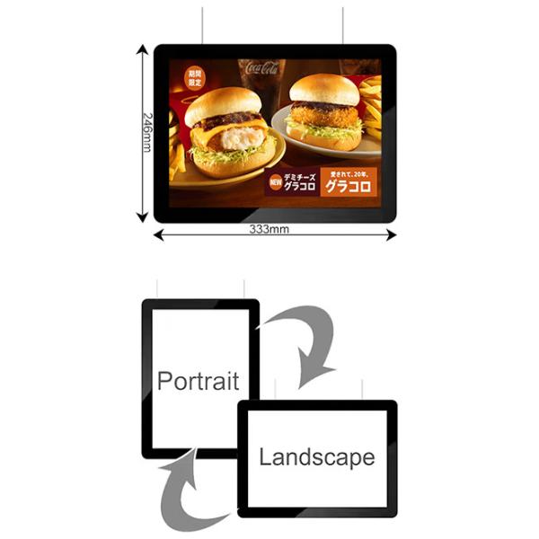Quality Custom LED Menu Board Pattern Ultra Slim Backlit Light Box Single Side Double Sides Display Method wholesale