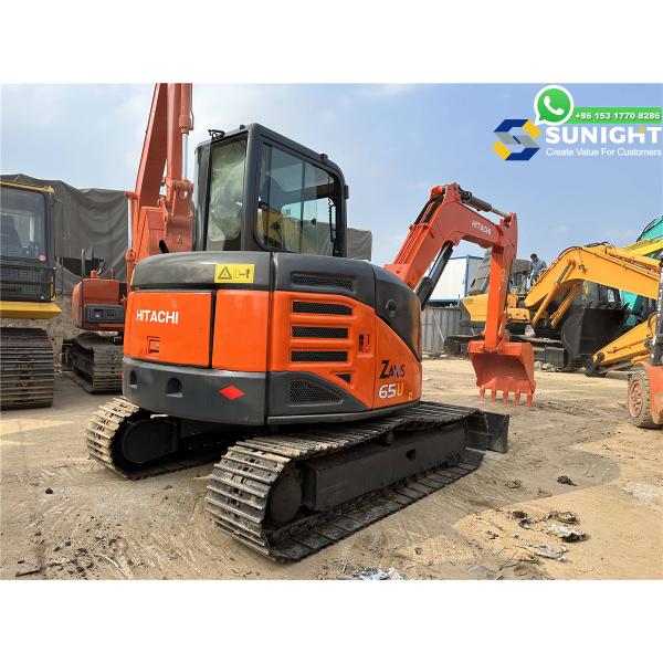 Quality Deft Design Japan Used Excavator Hitachi ZX65U Hydraulic Backhoe Used ZX65U 6.5tons Mini Digger wholesale