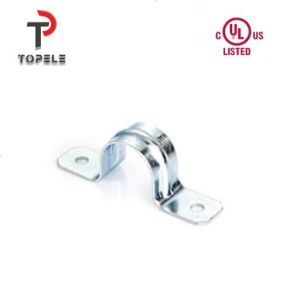 UL Standard 1/2 - 4 Pre Galvanized Two Hole Strap For EMT Conduit