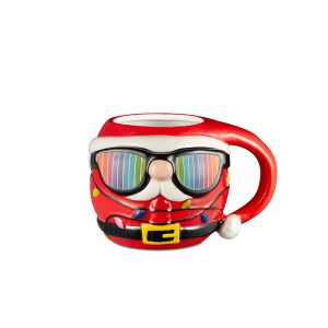 Support Room Space Selection 3D Ceramic Mug With Ergonomic Handle Christmas