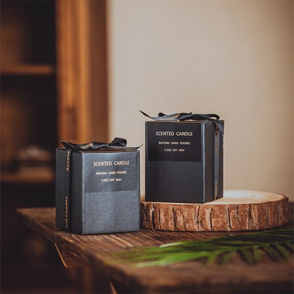 carmine suede Vegan Soy Candles , Tapered long lasting scented candles