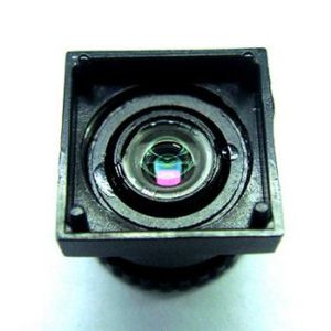 1/7" 2mm F2.8 Megapixel M7*0.35 mount non-distortion lens, plastic 2mm video