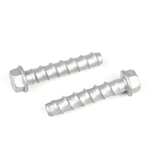 Custom Heavy Duty Carbon Steel Flange Hex Head Concrete Anchors for Easy