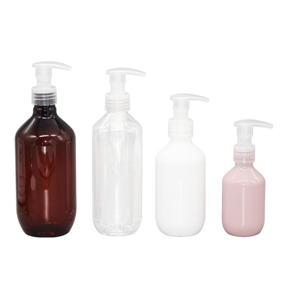 Quality Mono PET Plastic Lotion Dispenser Bottle 150ml 300ml 400ml 500ml wholesale