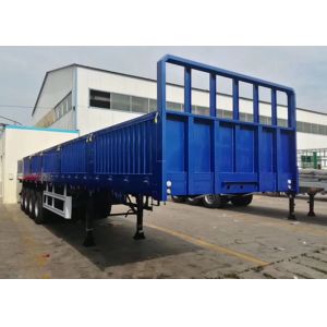 45FT 4 Axle Drop Side Trailer With 60000kg Payload