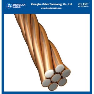 ASTM B227 Copper Weld Ccs Wire Earth Ground Wire Clad Steel Grade AAA
