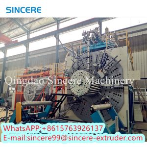 Structured Wall Polyethylene Pe Pipe Extrusion Line Equipment Spiral Winding PPR