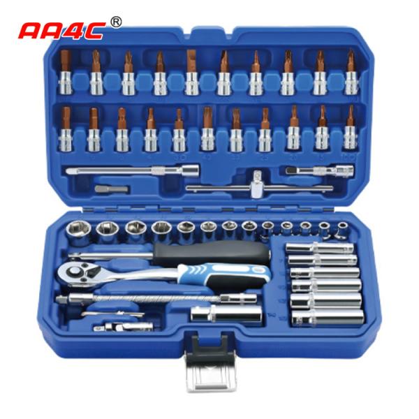 Quality AA4C 53pcs auto repair tool kit shelf hardware hand tools workbench tools  A1-X05301 wholesale
