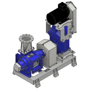 Stainless Steel 5500w 50m3/H Conveyor System Lamella Pump