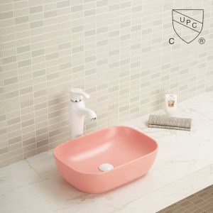 Durability Counter Top Bathroom Sink Highly Resistant Fading Vanity Wash Basin