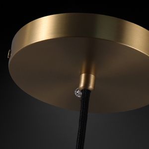 Nordic Modern Light Luxury Diamond Led Glass Chandelier copper pendant lights(WH